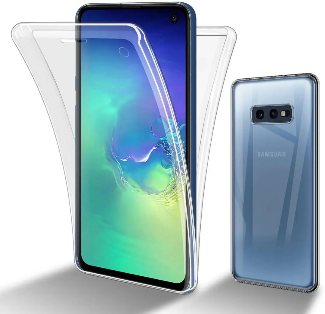 Cadorabo Hoesje geschikt voor Samsung Galaxy S10e in TRANSPARANT