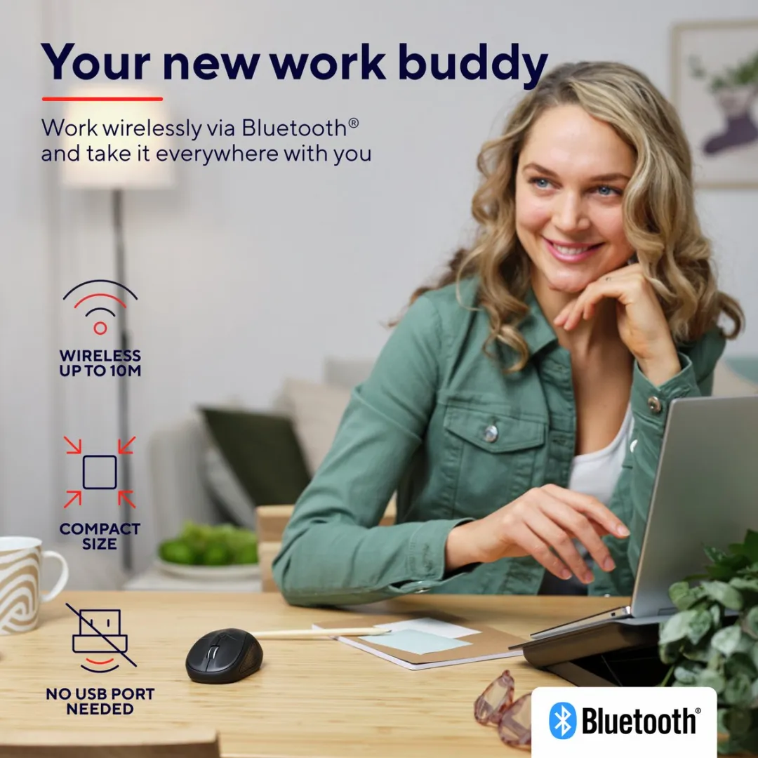 Trust Primo Bluetooth Draadloze Muis 24966 - Zwart - afbeelding 6 van 6