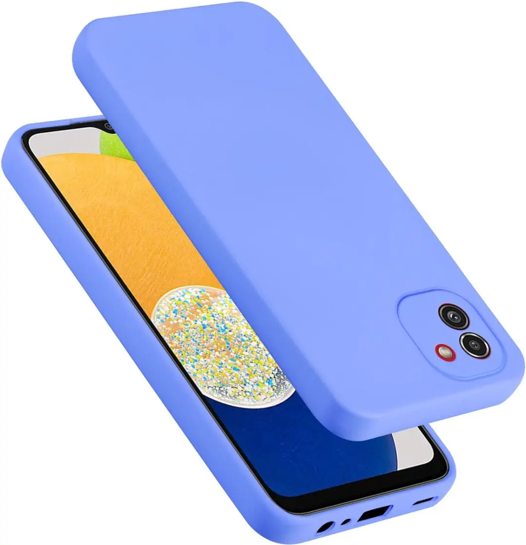 Cadorabo Hoesje geschikt voor Samsung Galaxy A03 in LIQUID LICHT PAARS