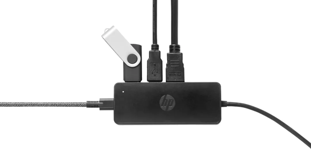 HP USB-C Travel Hub G2 235N8AA - Zwart - afbeelding 3 van 6