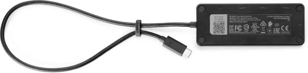 HP USB-C Travel Hub G2 235N8AA - Zwart - afbeelding 4 van 6