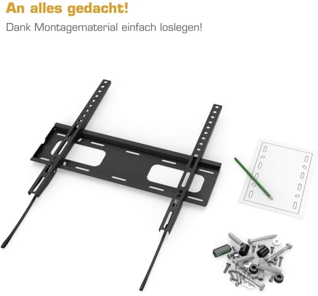 Hama FlashStar TV Muurbeugel FIX 75" - Zwart