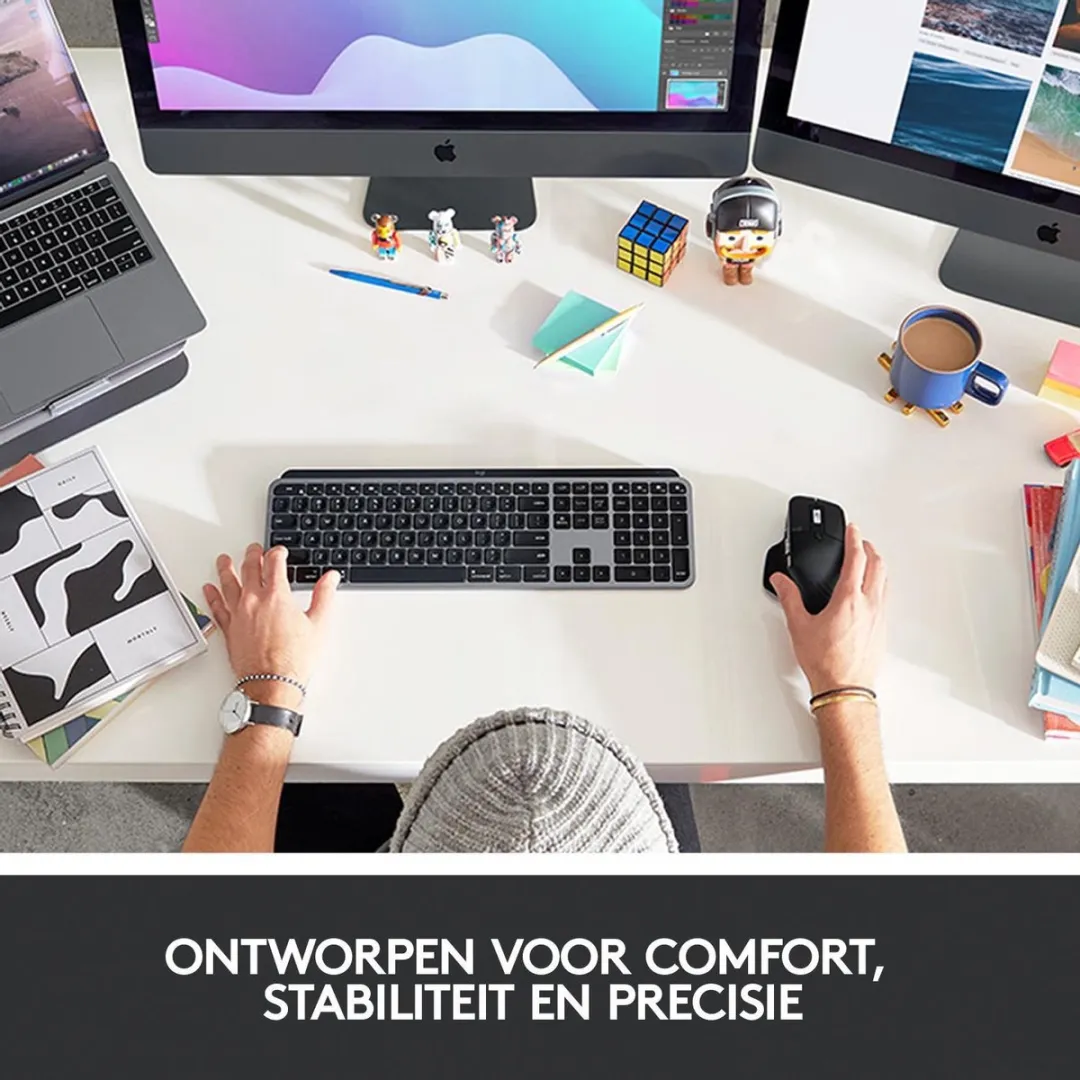 Logitech MX Keys Draadloos Toetsenbord 920-009555 - Grijs