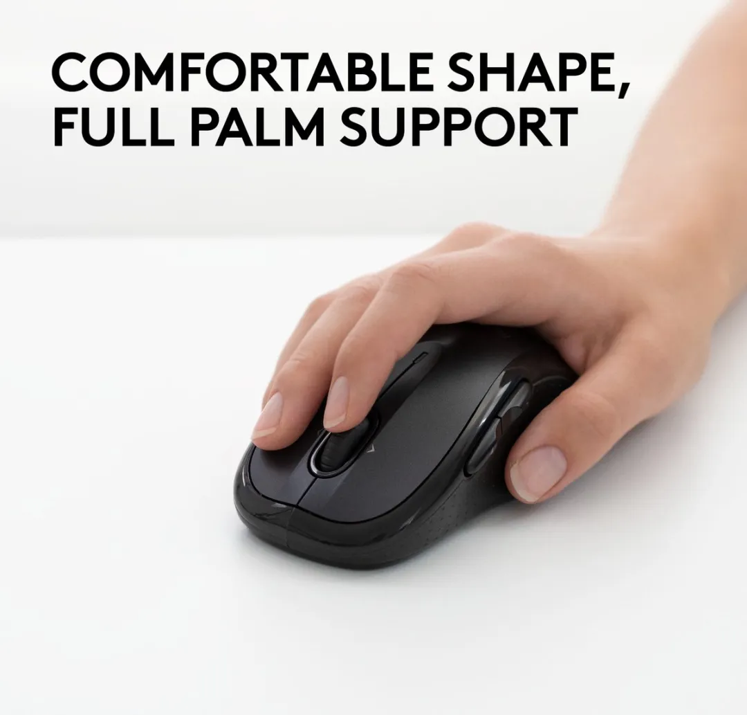 Logitech M510 Draadloze Muis - Zwart - afbeelding 6 van 6