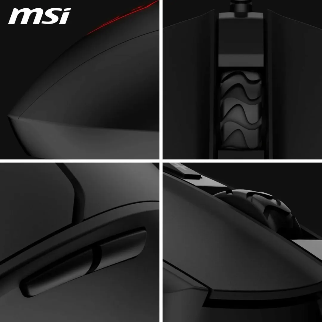 MSI FORGE GM100 Gamemuis - 6400 DPI - Zwart