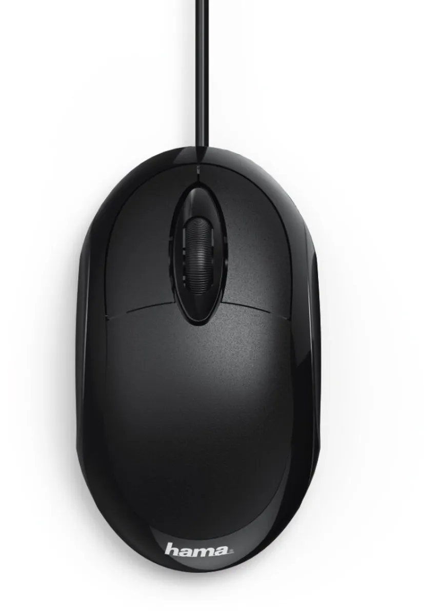Hama MC-100 Optische Muis - 3 Knoppen - Zwart