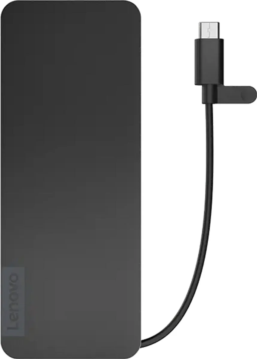 Lenovo 4X11N40212 USB-C Reis Docking Station - Zwart