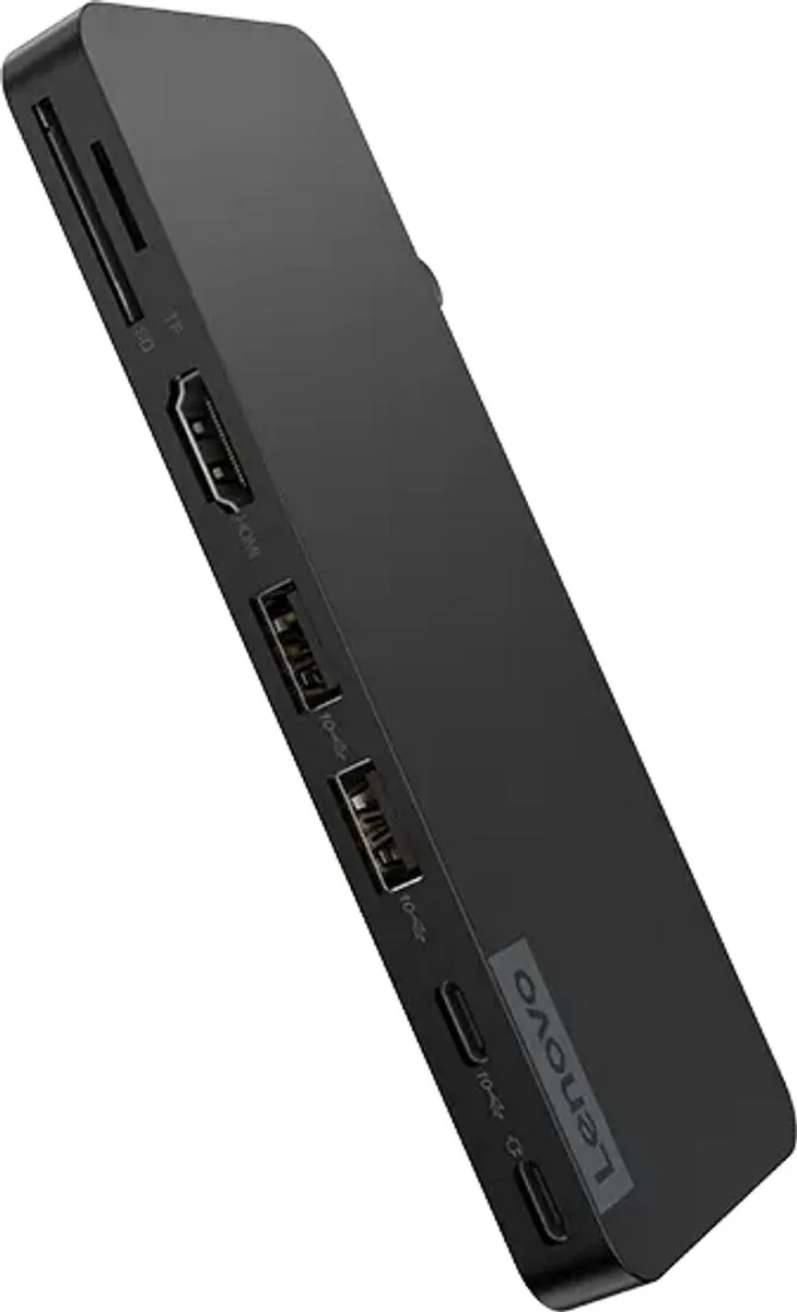 Lenovo 4X11N40212 USB-C Reis Docking Station - Zwart