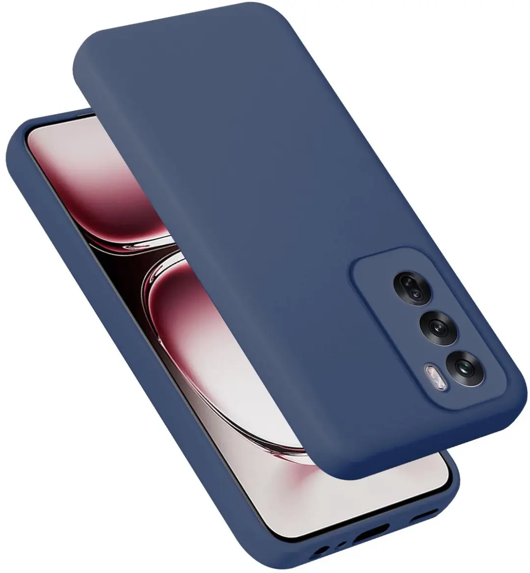 Cadorabo Hoesje geschikt voor Oppo Reno 12 Pro in LIQUID BLAUW