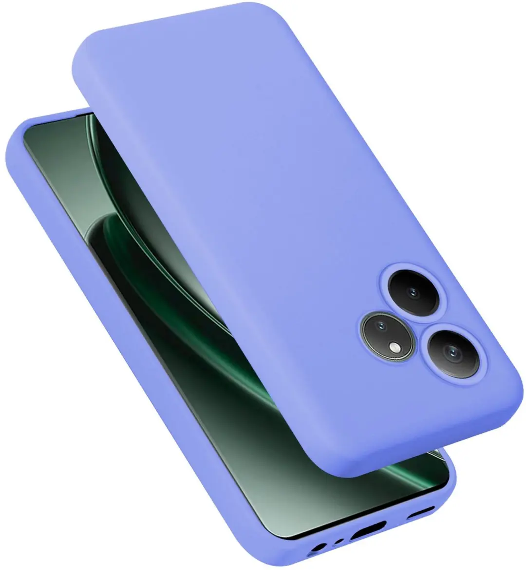 Cadorabo Hoesje geschikt voor Realme GT6 in LIQUID LICHT PAARS