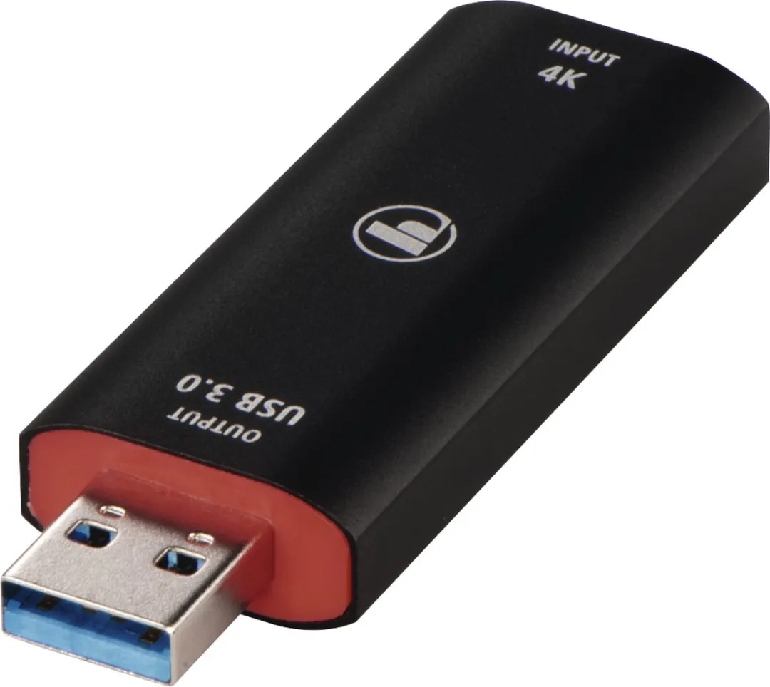 Hama 00074257 Videosignaalomzetter - HDMI naar USB - Zwart