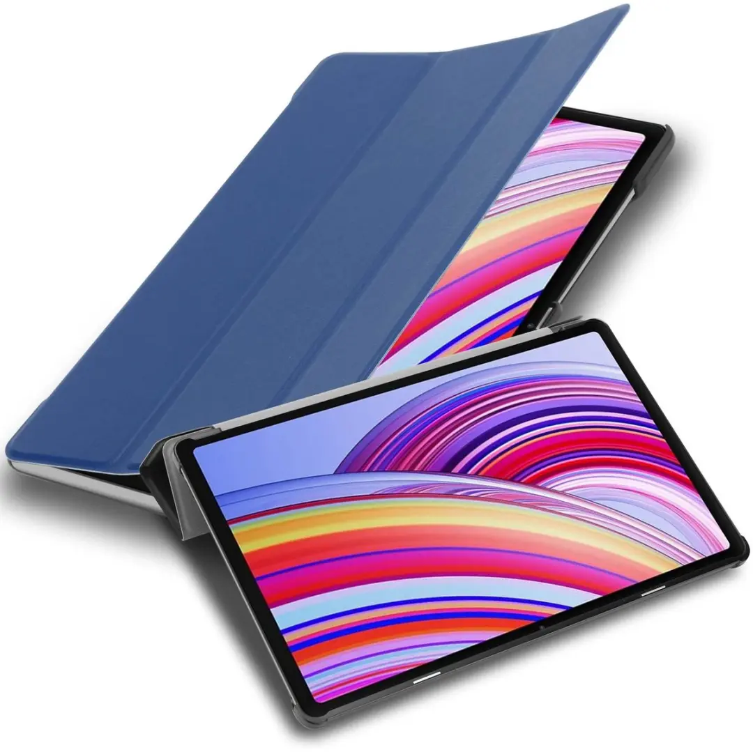 Cadorabo Tablet Hoesje geschikt voor Xiaomi Redmi Pad Pro in Jersey donkerblauw