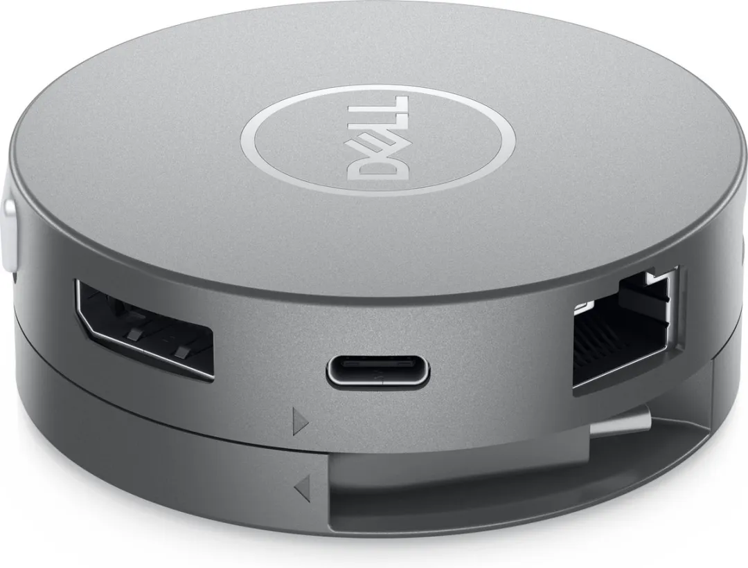 Dell DA310 7-in-1 USB-C Adapter - 90W - Zilver