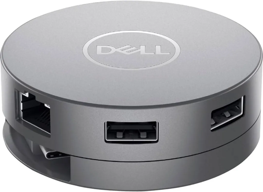 Dell DA310 7-in-1 USB-C Adapter - 90W - Zilver