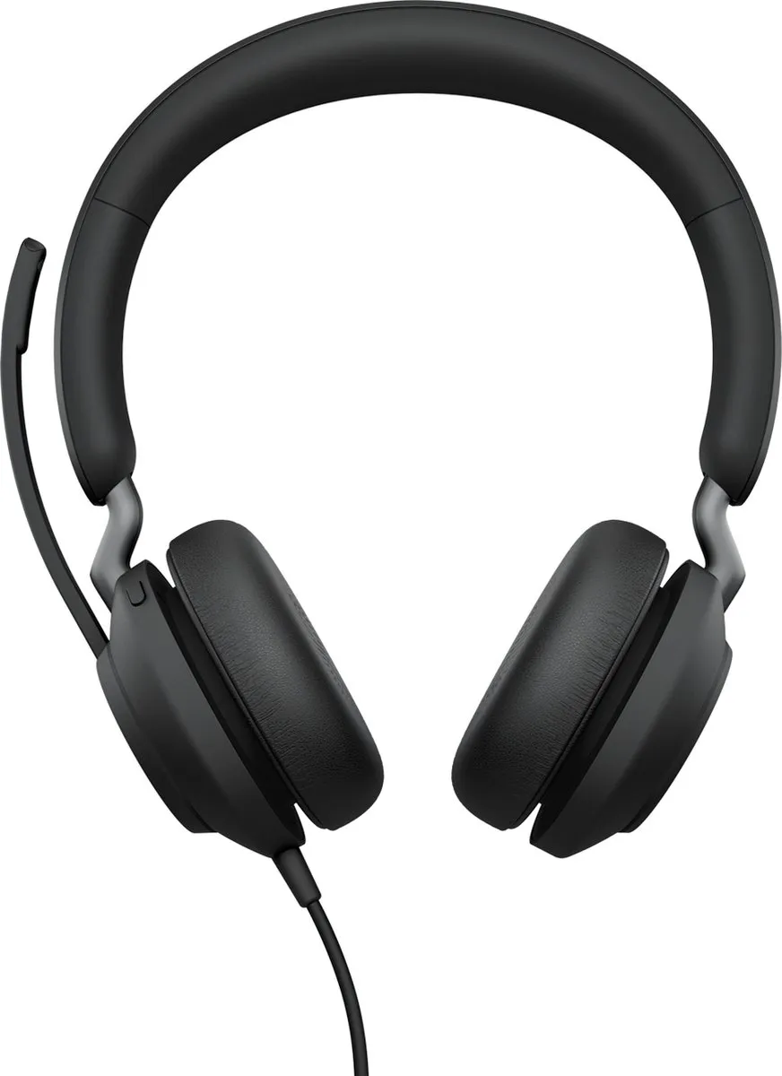 Jabra Evolve2 40 SE MS Headset - USB-C - Zwart