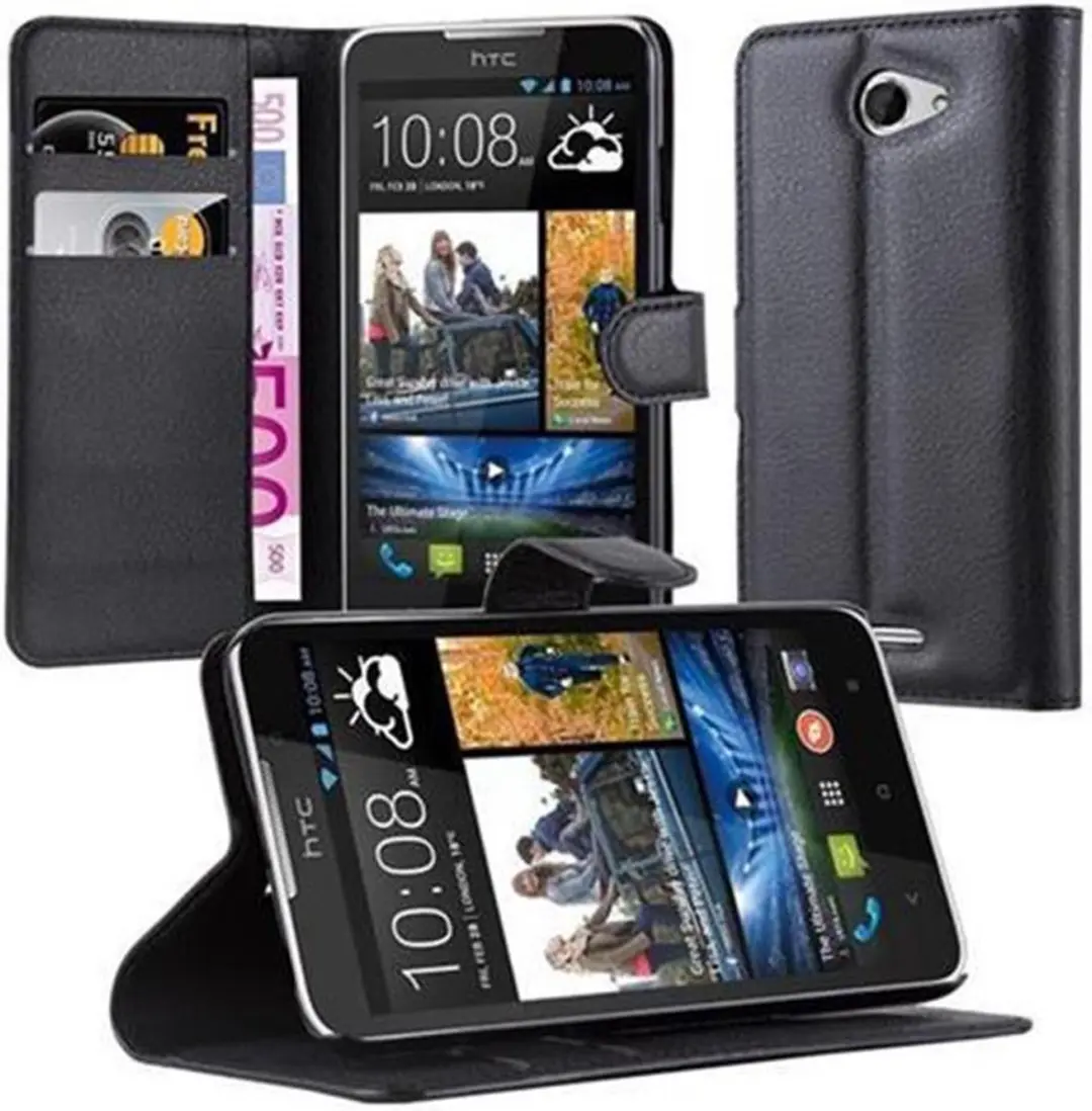 Cadorabo Hoesje geschikt voor HTC Desire 316 / 516 in PHANTOM ZWART