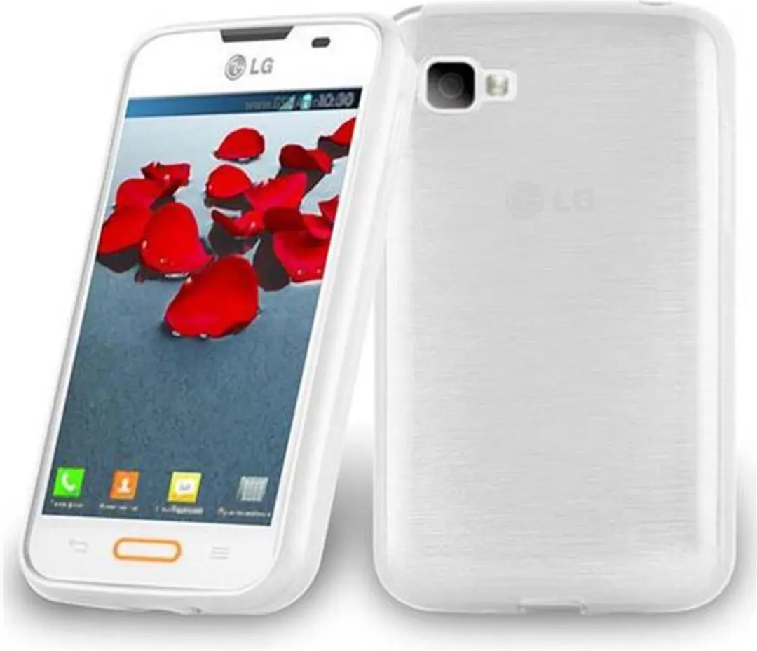Cadorabo Hoesje geschikt voor LG L4 II in ZILVER