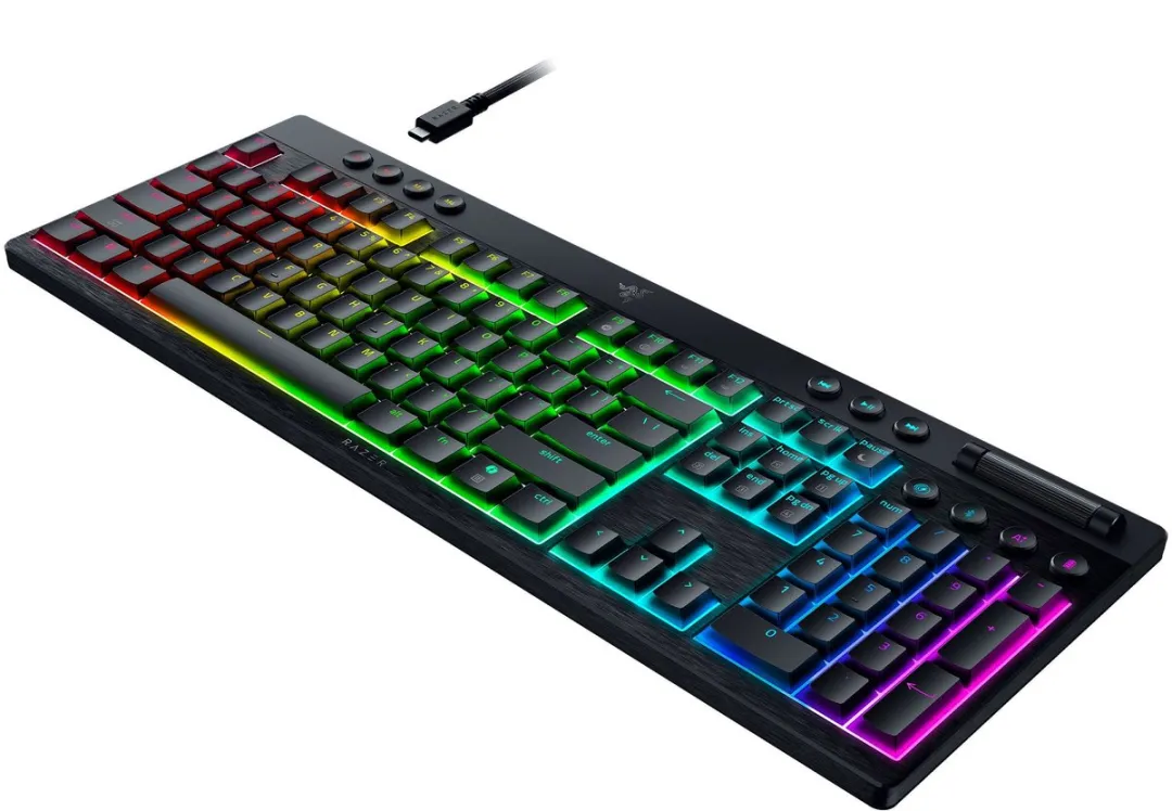 Razer BlackWidow V4 Low Profile HyperSpeed RZ03-05271500-R3M1 - Mechanische Yellow Switches - Zwart