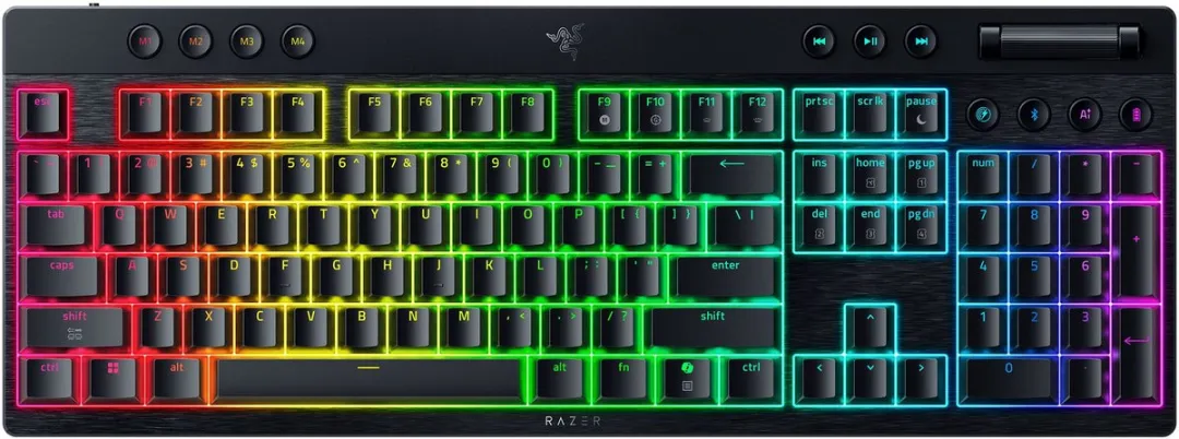 Razer BlackWidow V4 Low Profile HyperSpeed RZ03-05271500-R3M1 - Mechanische Yellow Switches - Zwart