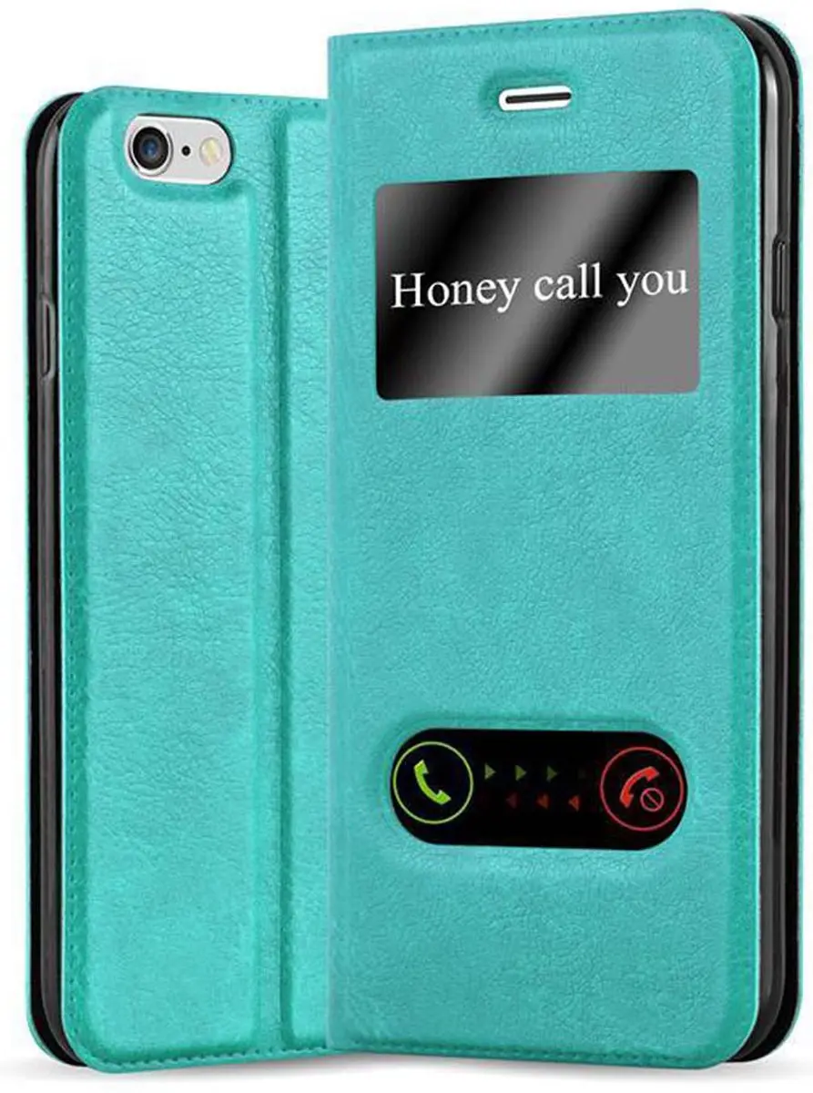 Cadorabo Hoesje geschikt voor Apple iPhone 6 PLUS / 6S PLUS in MUNT TURKOOIS