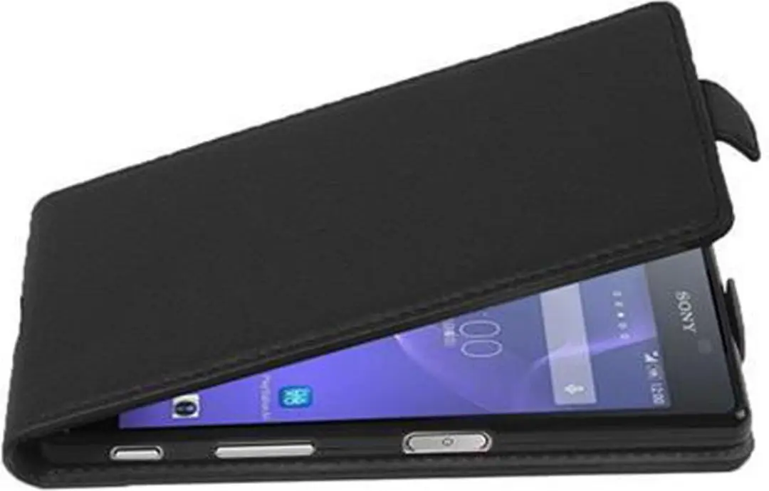Cadorabo Hoesje geschikt voor Sony Xperia X in ZWARTE OXIDE