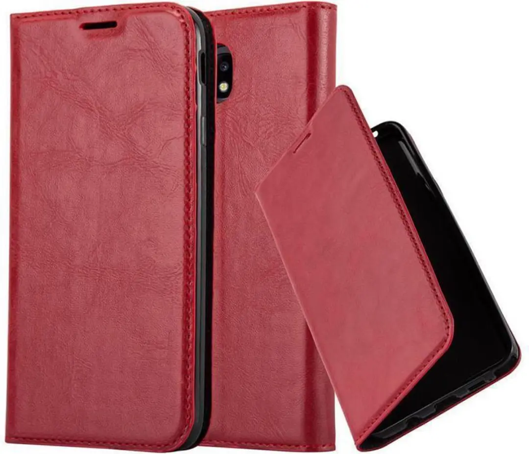 Cadorabo Hoesje geschikt voor Samsung Galaxy J5 2017 in APPEL ROOD