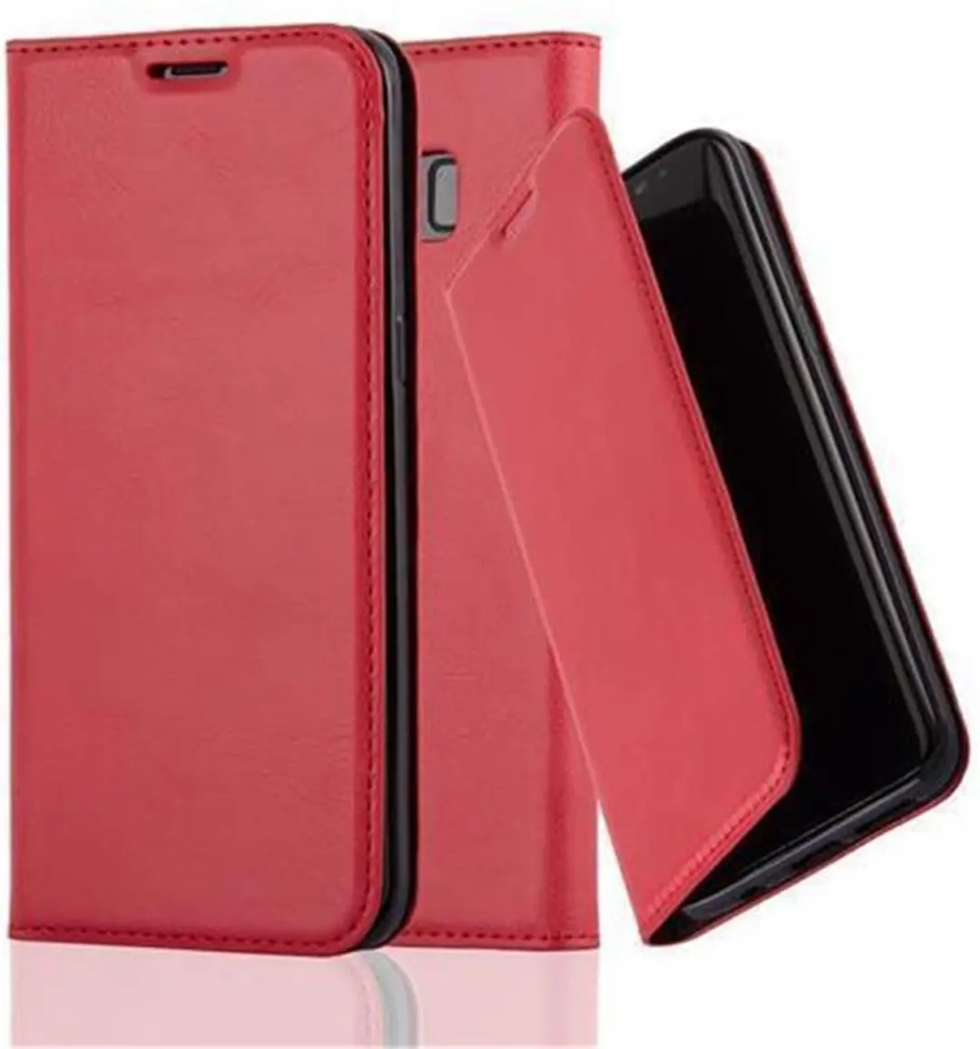 Cadorabo Hoesje geschikt voor Samsung Galaxy S8 PLUS in APPEL ROOD