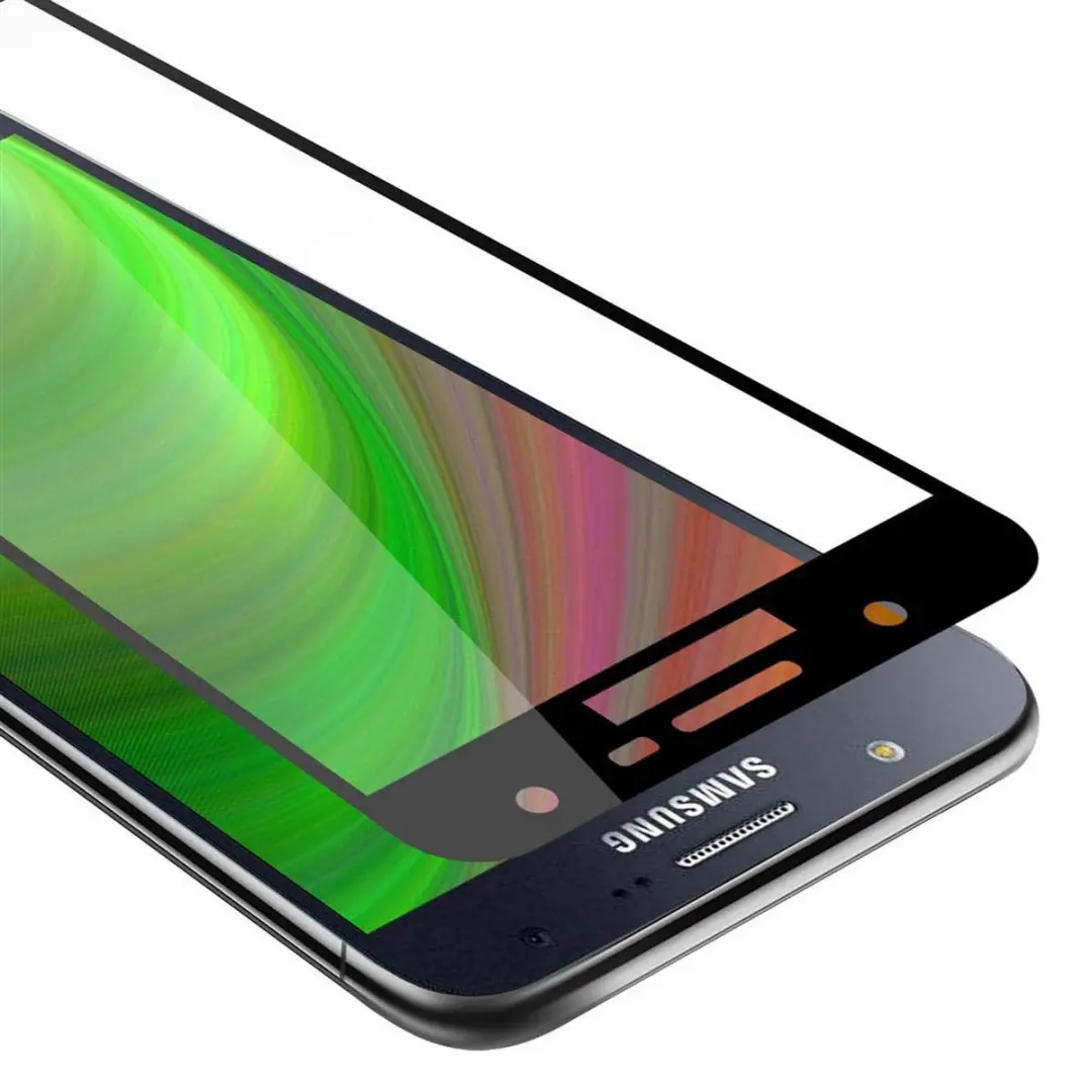 Cadorabo Screenprotector geschikt voor Samsung Galaxy J7 2015 Volledig scherm pa