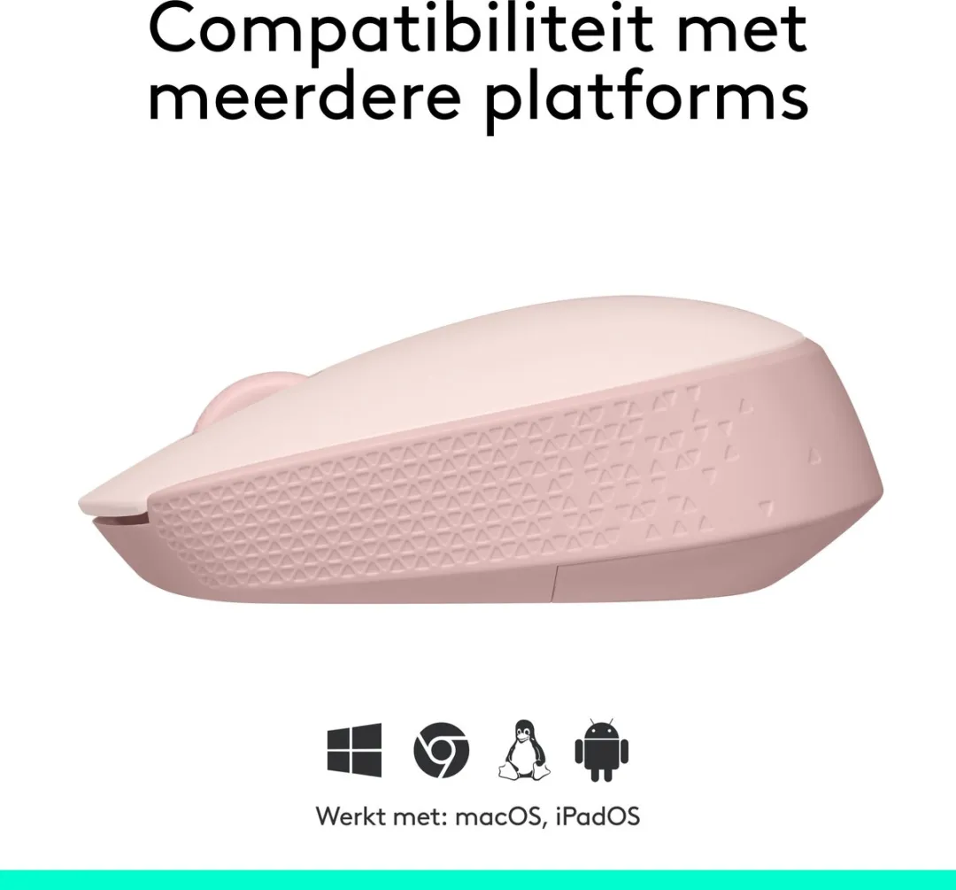 Logitech M171 Draadloze Muis - Roze - afbeelding 6 van 6