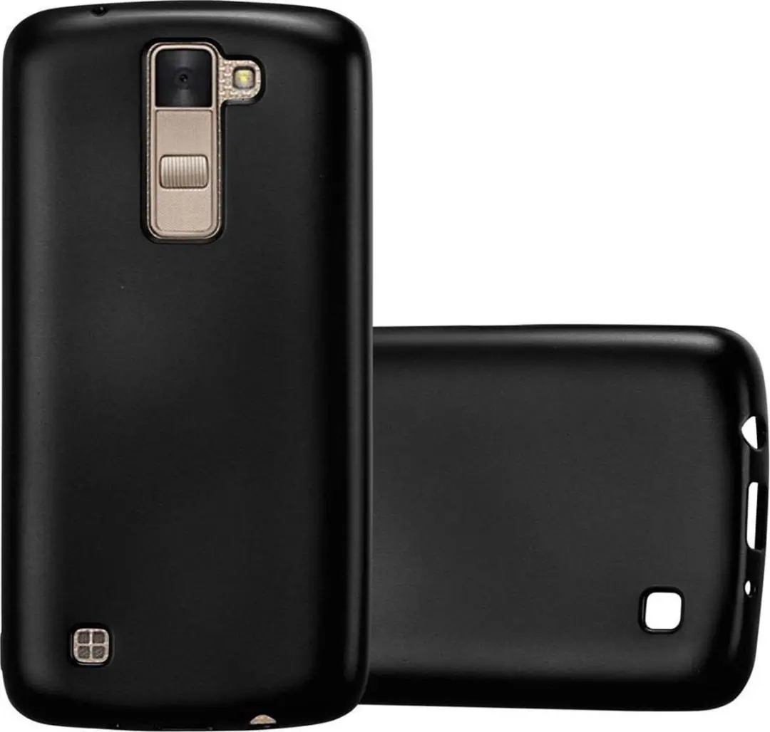 Cadorabo Hoesje geschikt voor LG K8 2016 in METALLIC ZWART