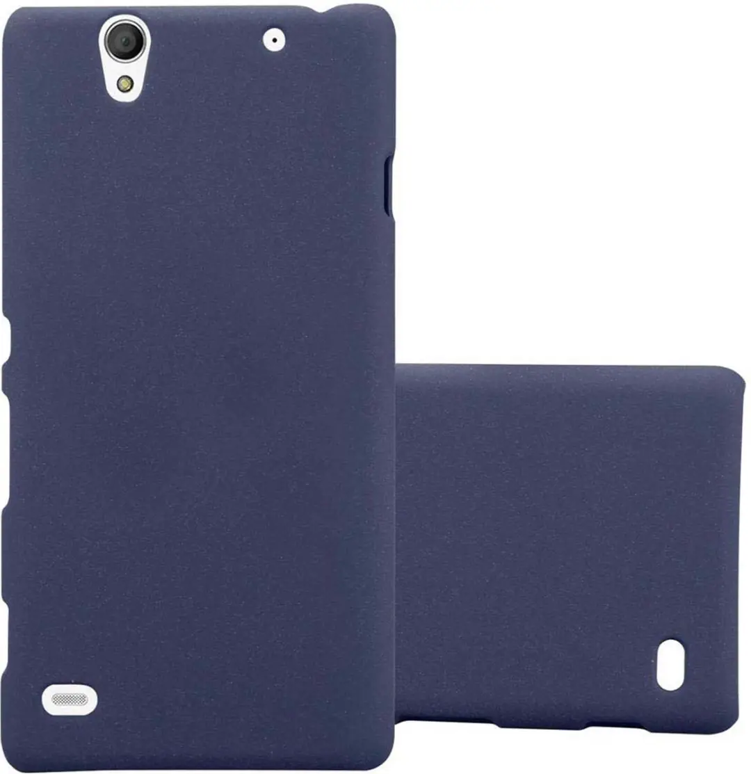 Cadorabo Hoesje geschikt voor Sony Xperia C4 in FROSTY BLAUW