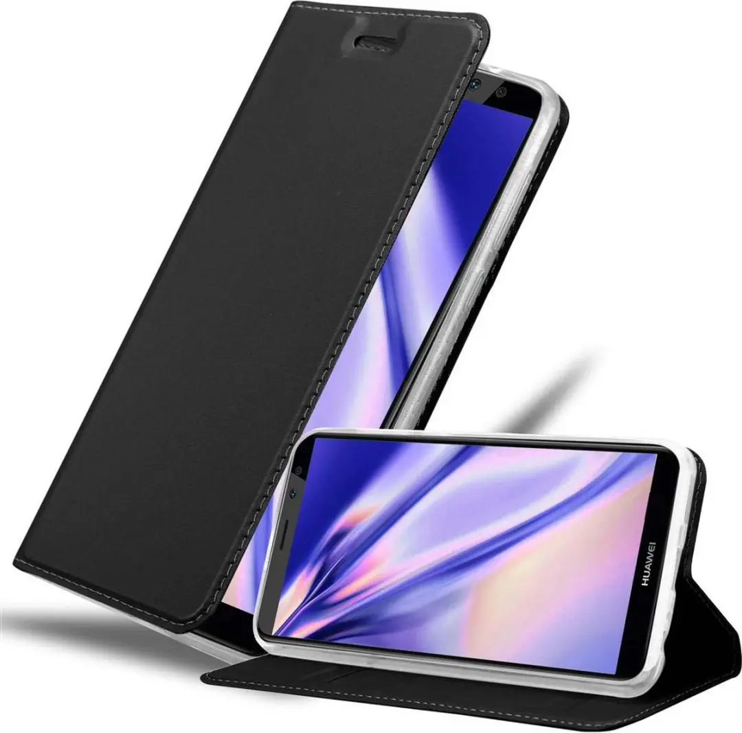 Cadorabo Hoesje geschikt voor Huawei MATE 10 LITE in CLASSY ZWART