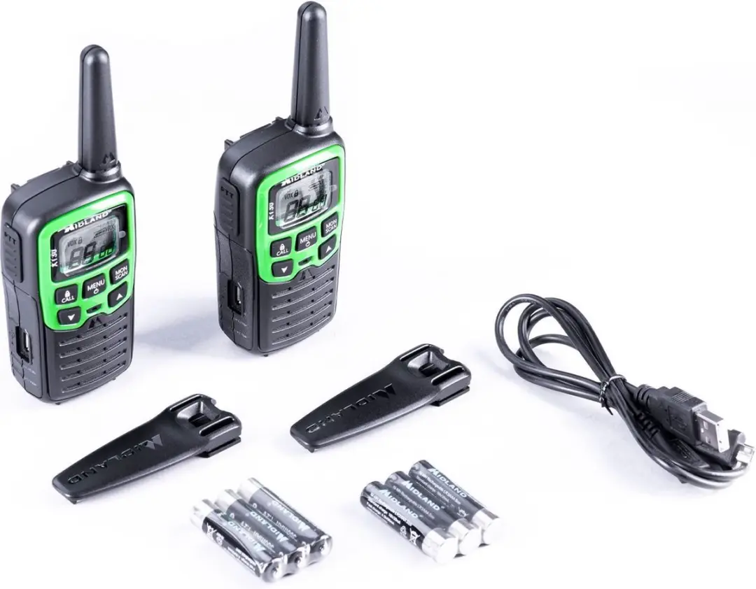 Midland XT30 C1177 PMR-portofoon Set van 2 - Zwart/Groen - afbeelding 3 van 6