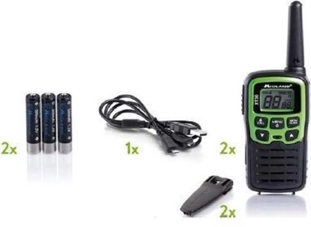 Midland XT30 C1177 PMR-portofoon Set van 2 - Zwart/Groen - afbeelding 6 van 6