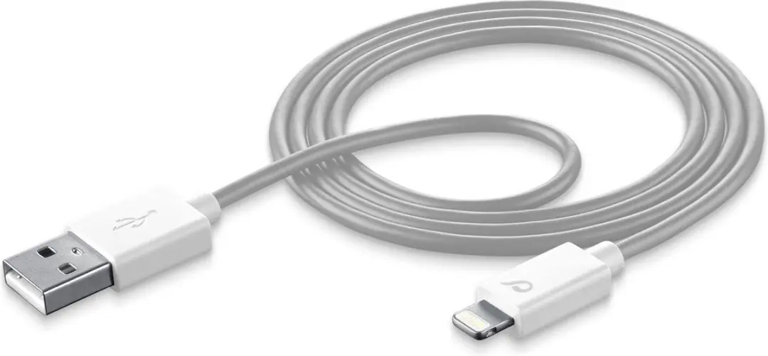 Cellularline USBDATAMFISMARTW Lightning-kabel 1 m Wit