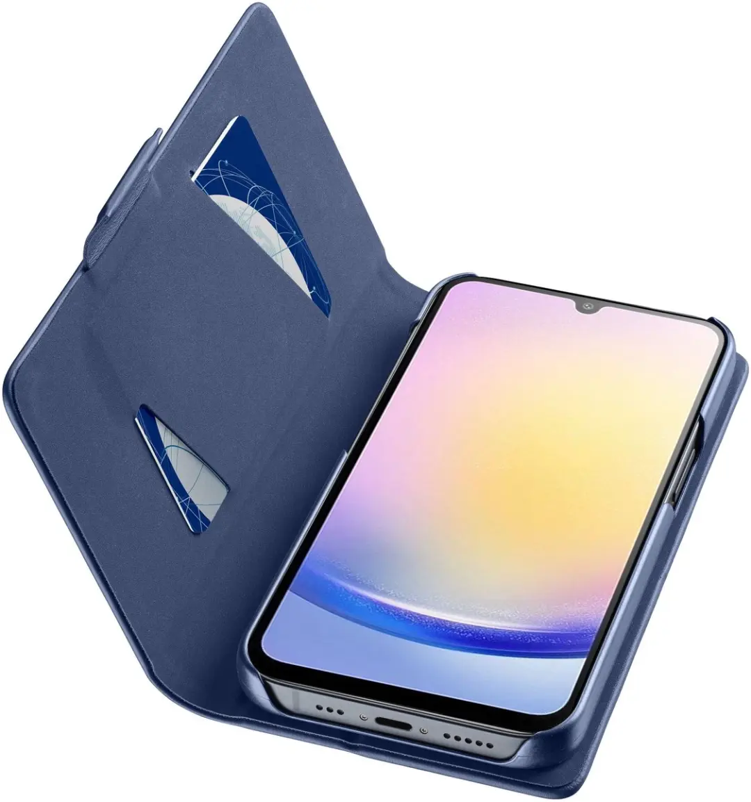 Cellularline BOOK3GALA26B Hoesje Samsung Galaxy A26 - Blauw - afbeelding 3 van 6