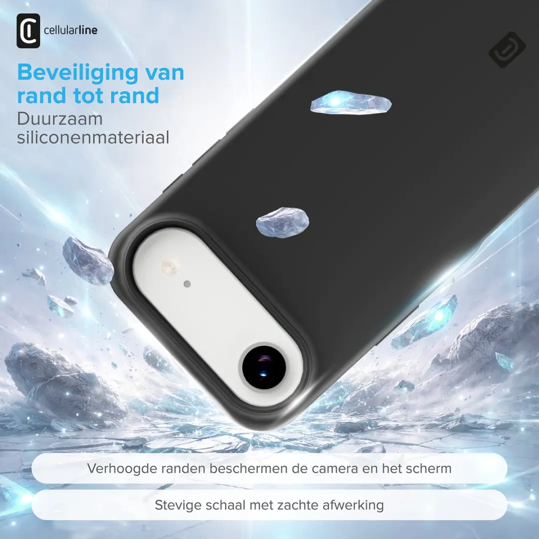 Cellularline Sensation Hoesje - Zwart - afbeelding 4 van 6
