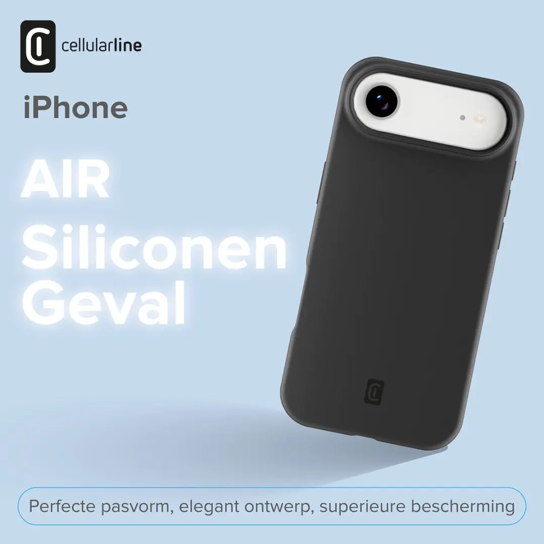 Cellularline Sensation Hoesje - Zwart - afbeelding 3 van 6