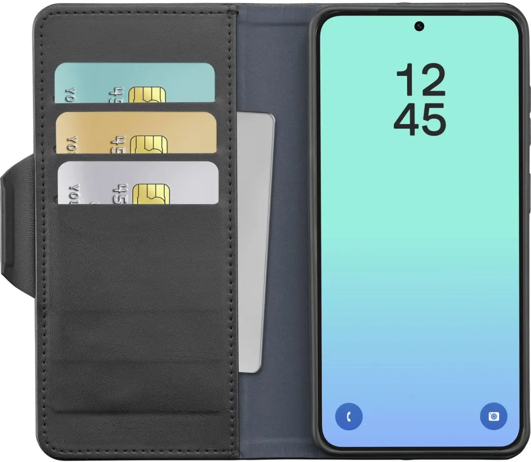 Cellularline Book Agenda BOOKAG2GALS26K Hoesje - Zwart - afbeelding 2 van 6