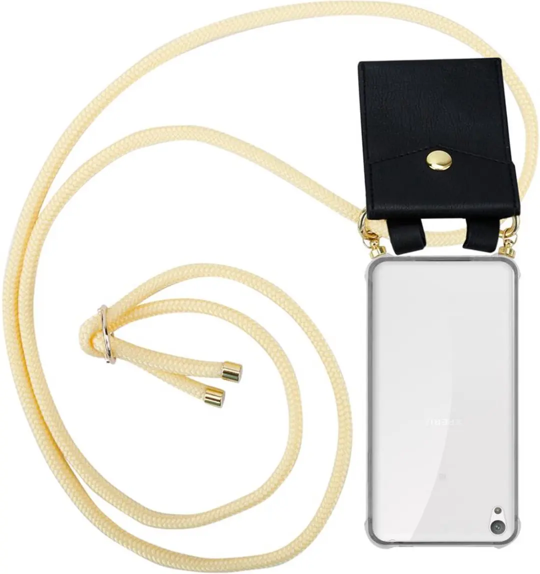 Cadorabo Hoesje geschikt voor Sony Xperia E5 in ROOM BEIGE