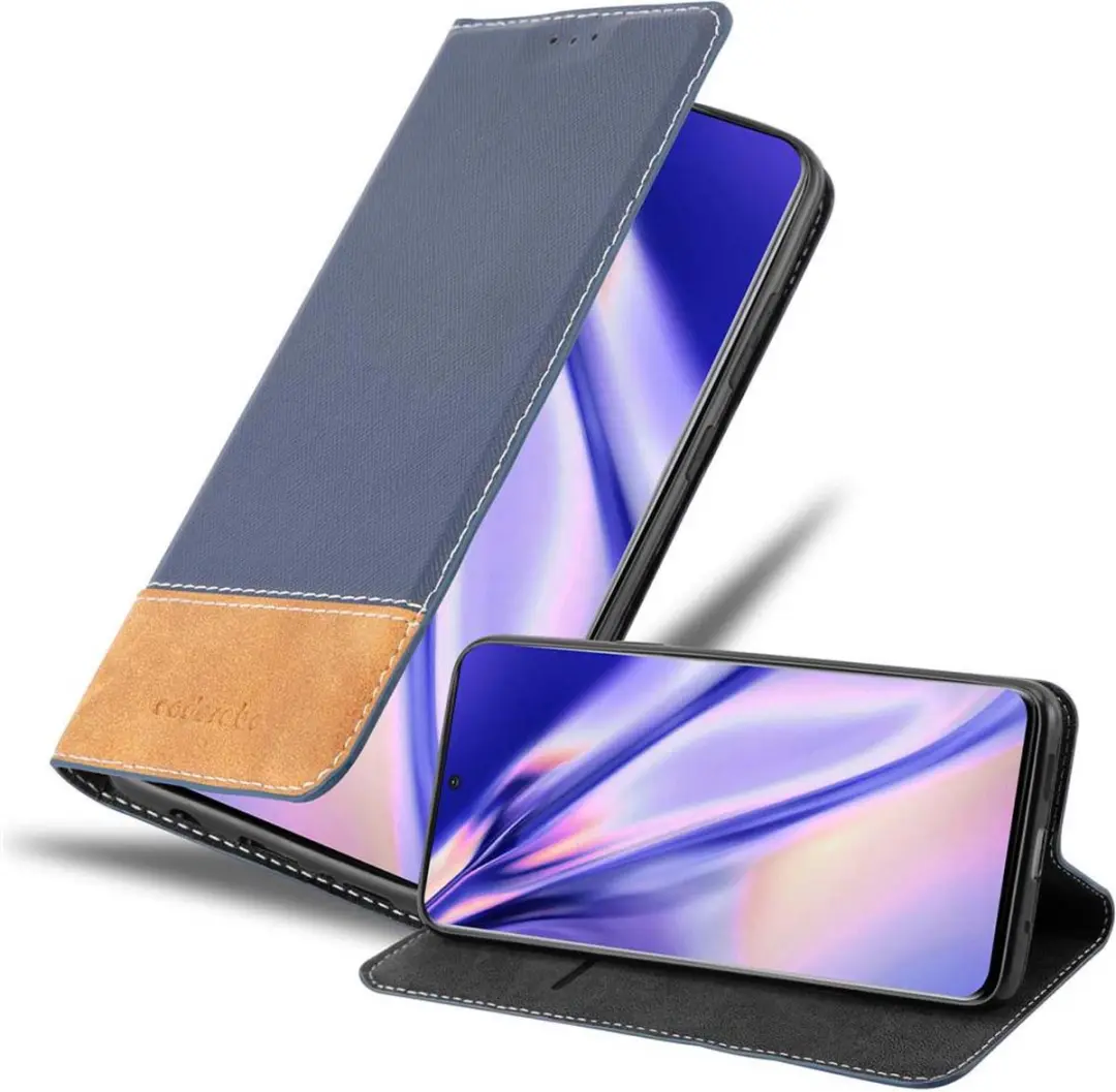 Cadorabo Hoesje geschikt voor Samsung Galaxy S20 ULTRA in DONKERBLAUW BRUIN