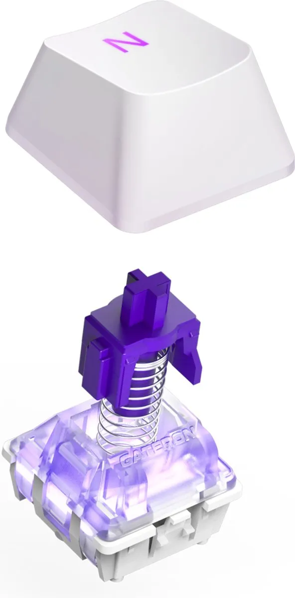NZXT Function 2 MiniTKL Toetsenbord KB-002NW-US - Wit