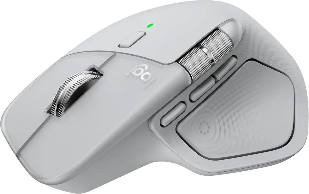 Logitech MX Master 4 Draadloze Muis - 8 Knoppen - Pale Grey