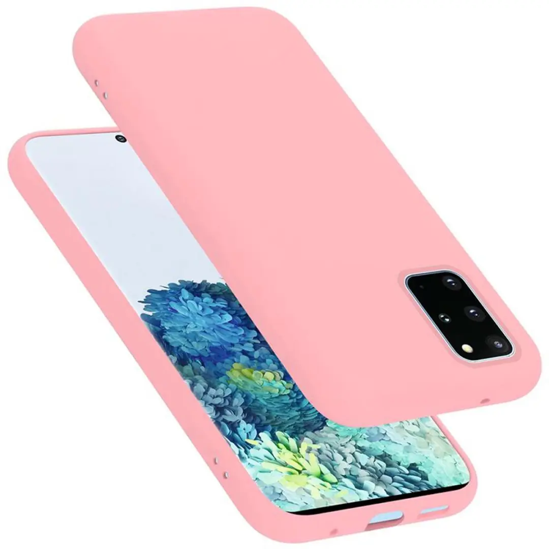 Cadorabo Hoesje geschikt voor Samsung Galaxy S20 PLUS in LIQUID ROZE
