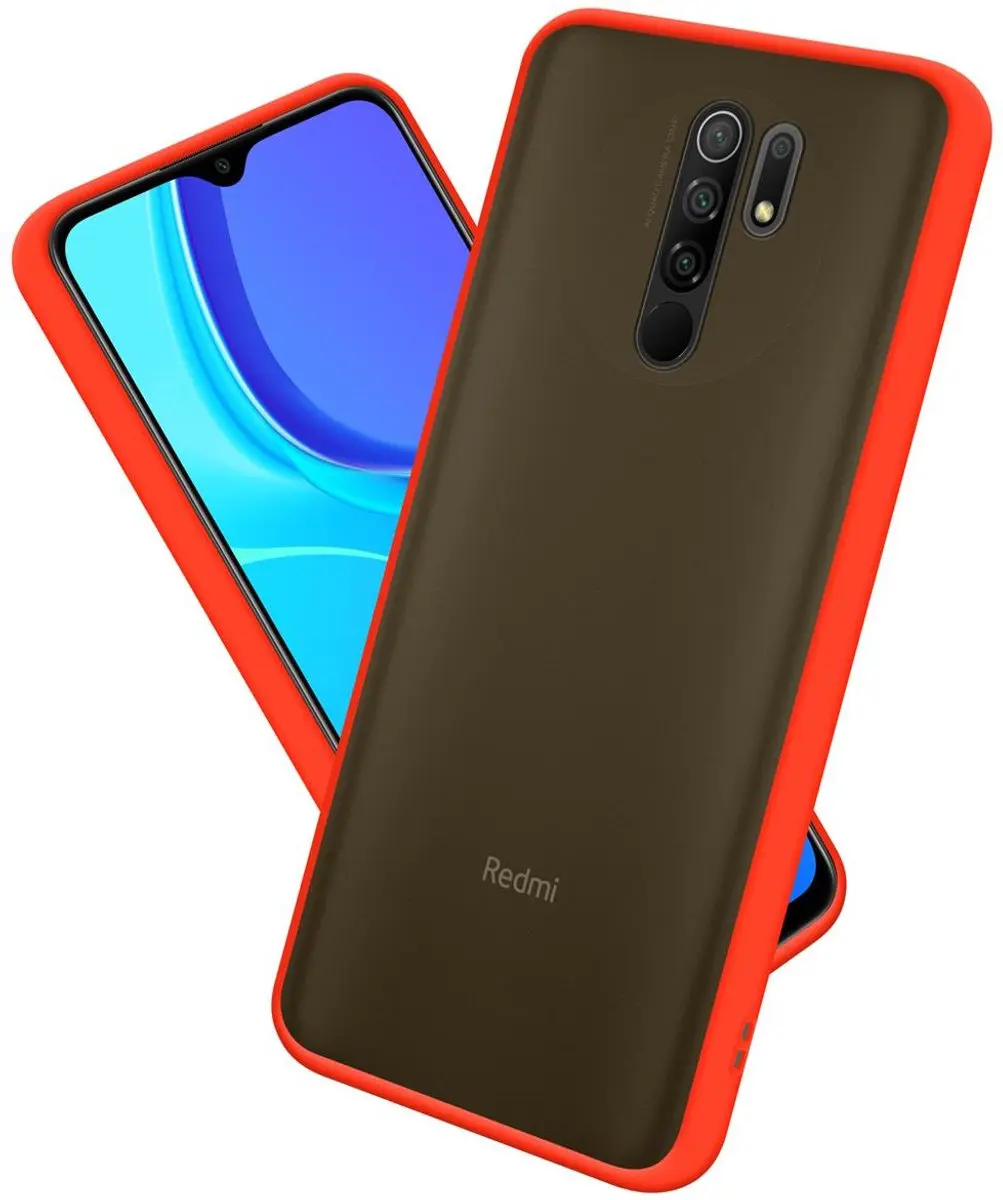 Cadorabo Hoesje geschikt voor Xiaomi RedMi 9 in Mat Rood