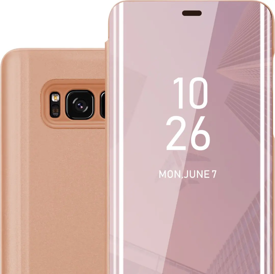 Cadorabo Hoesje geschikt voor Samsung Galaxy S8 PLUS in KUNZIET ROZE