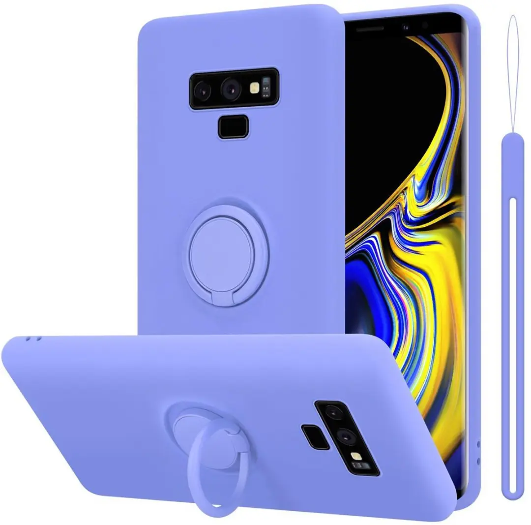 Cadorabo Hoesje geschikt voor Samsung Galaxy NOTE 9 in LIQUID LICHT PAARS