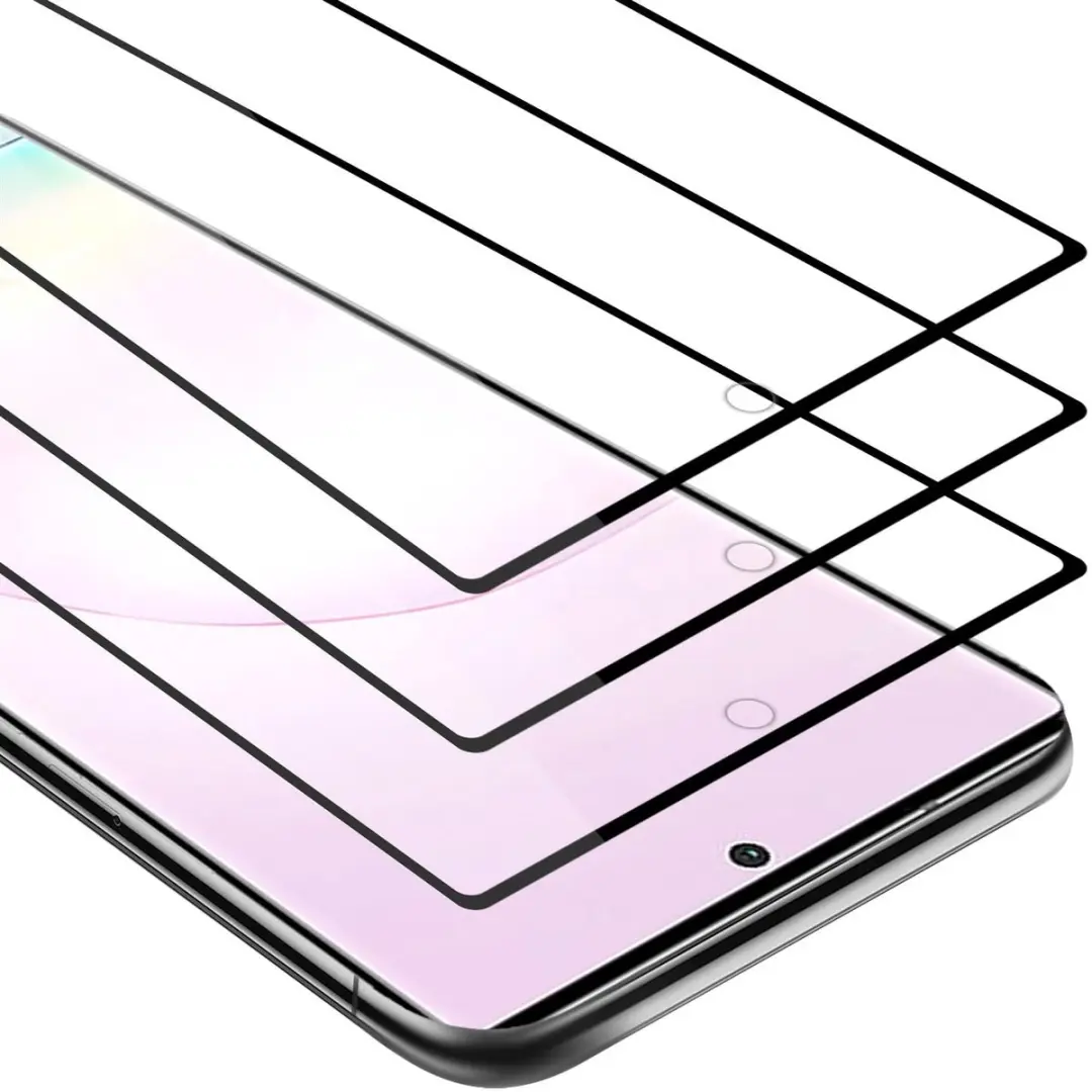 Cadorabo 3x Screenprotector geschikt voor Samsung Galaxy NOTE 20 PLUS Volledig s