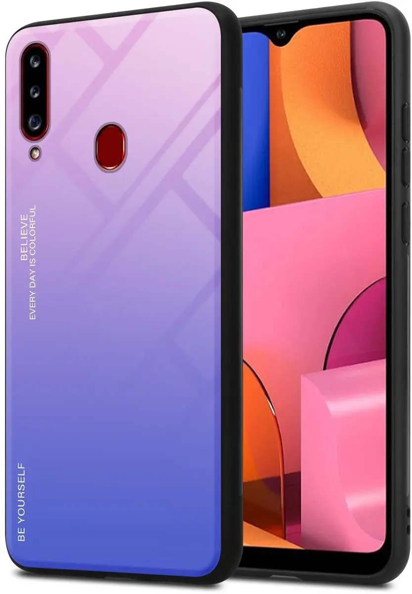 Cadorabo Hoesje geschikt voor Samsung Galaxy A20s in ROZE