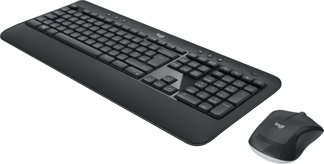 Logitech Advanced MK540 toetsenbord Inclusief muis USB QWERTY Scandinavisch Zwart, Wit